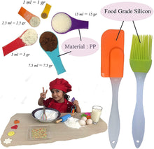 Load image into Gallery viewer, Kids Silicone Mold Baking Tool Egg Beater Bakery Tool Set Kitchen Tool +
