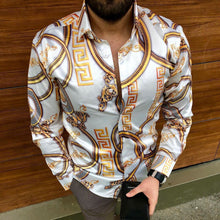 Load image into Gallery viewer, Men&#39;s Plus Size 3D Print Long Sleeve Club Shirt Casual Light Trendy Shirt +

