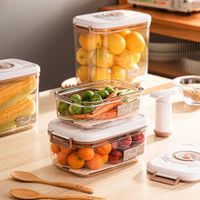Load image into Gallery viewer, Food Vacuum Storage Box With Free Vacuum Kitchen Sealer Container Transparent Organization Sealed Tank Cans Lunch Box Gift +
