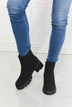 Load image into Gallery viewer, MMShoes Work For It Matte Lug Sole Chelsea Boots in Black +
