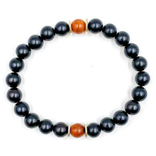 Load image into Gallery viewer, Westland - Ebony Blackwood &amp; Red Rosewood Mala Beaded Bracelet +
