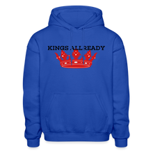 Load image into Gallery viewer, King Sweater 3D Print - Gildan Heavy Blend Adult Hoodie - royal blue
