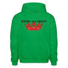 Load image into Gallery viewer, King Sweater 3D Print - Gildan Heavy Blend Adult Hoodie - kelly green
